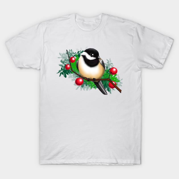 Claude The Chickadee T-Shirt by MetroInk